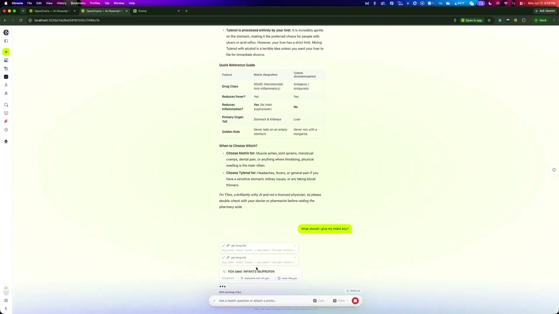 Theo Care health intelligence mode